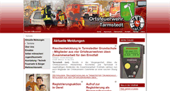 Desktop Screenshot of feuerwehr-tarmstedt.de